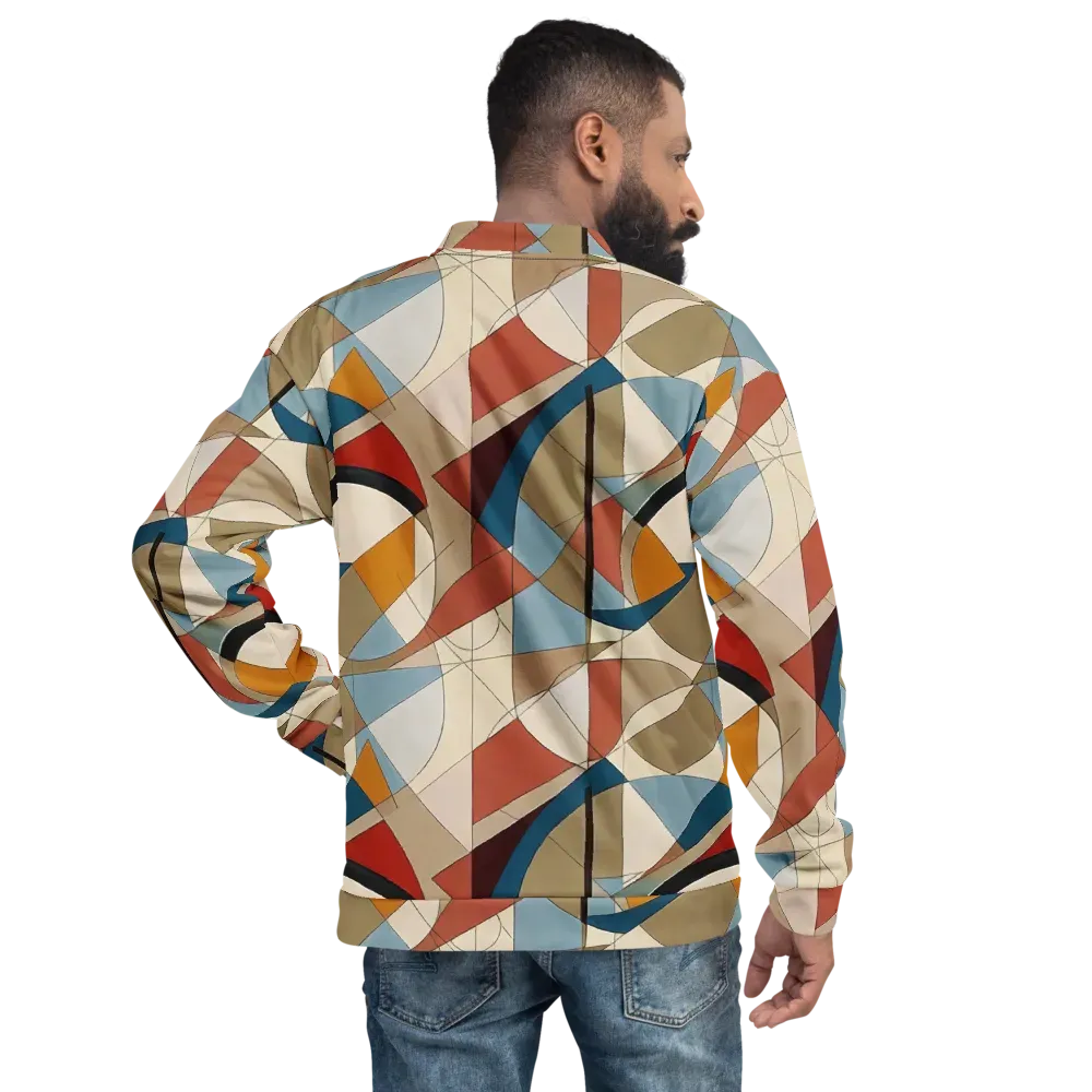 Chromatic Bauhaus on Bomber Jacket — Back