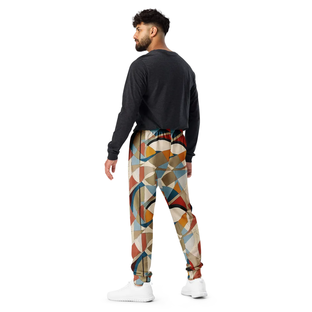 Chromatic Bauhaus on Men's Joggers — Back