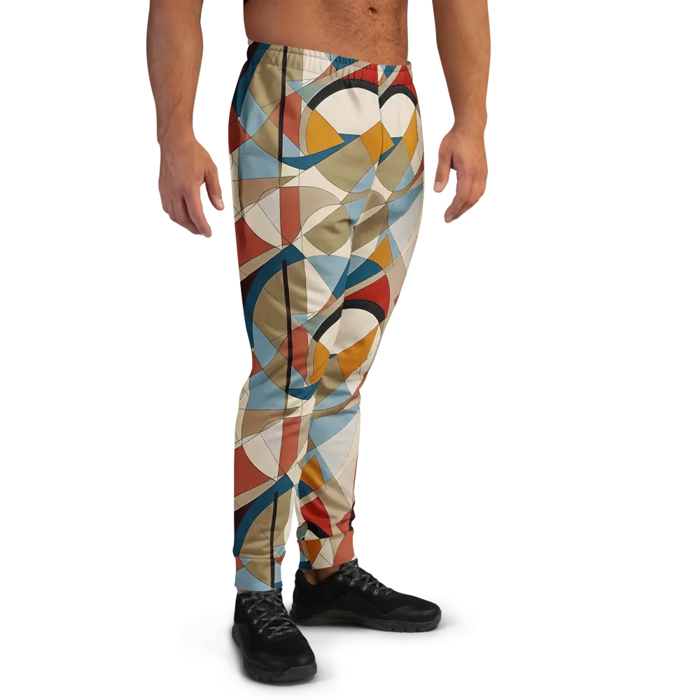 Chromatic Bauhaus on Men's Joggers — Right