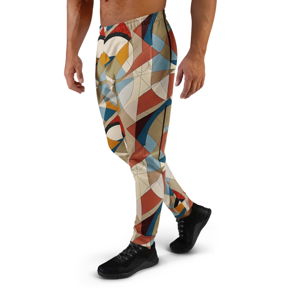Chromatic Bauhaus on Men's Joggers — Left