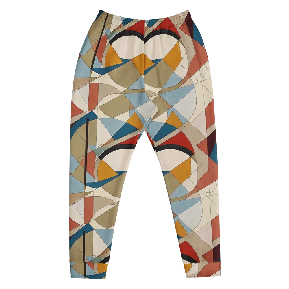 Chromatic Bauhaus on Men's Joggers — Front