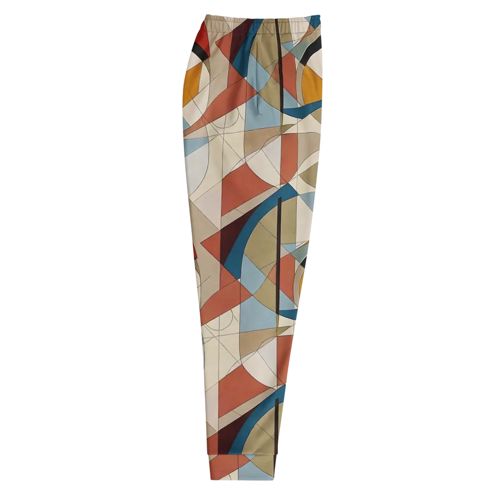 Chromatic Bauhaus on Men's Joggers — Right