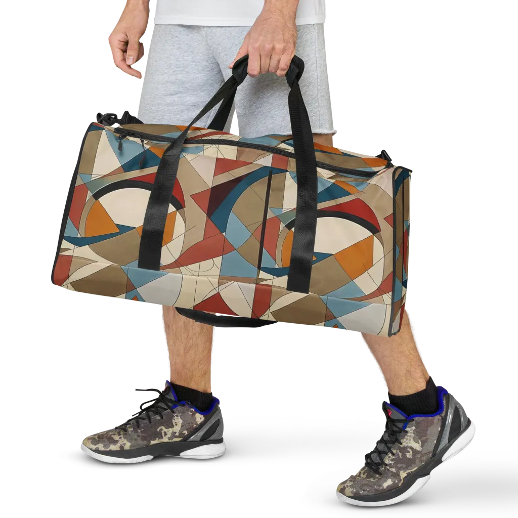 Chromatic Bauhaus on Duffle Bag — Front