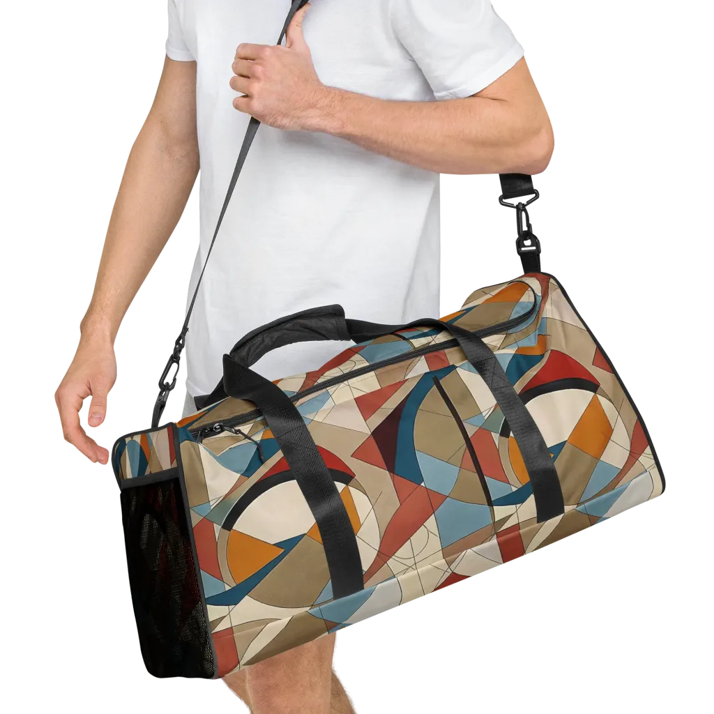Chromatic Bauhaus on Duffle Bag — Right Front