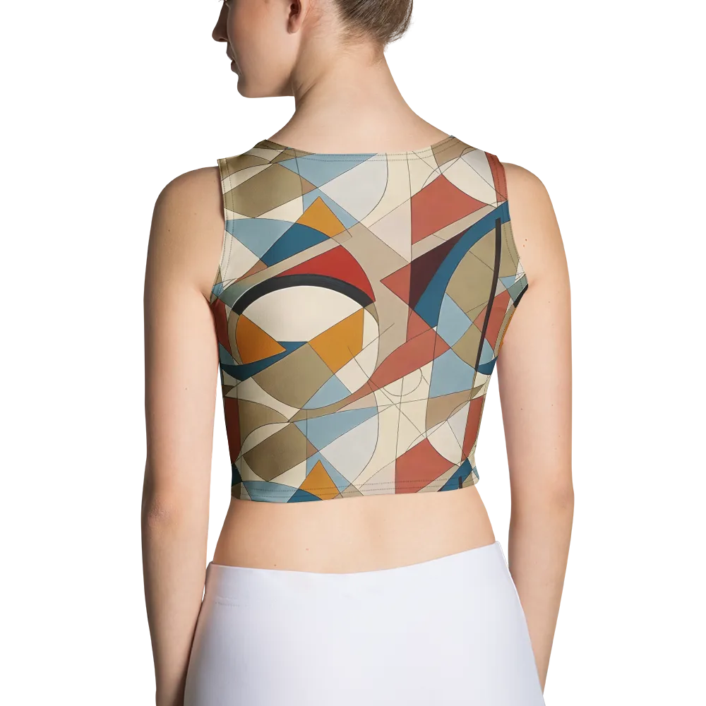 Chromatic Bauhaus on Crop Top — Back