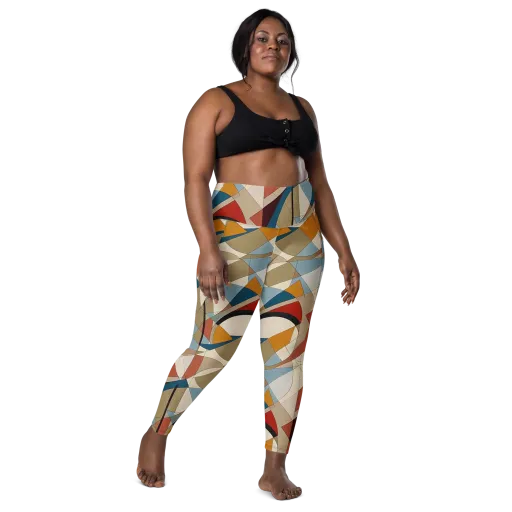 Chromatic Bauhaus on a Leggings with Pockets