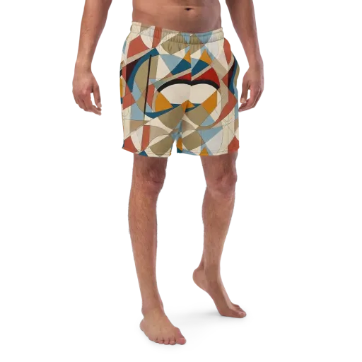 Chromatic Bauhaus on a Swim Trunks