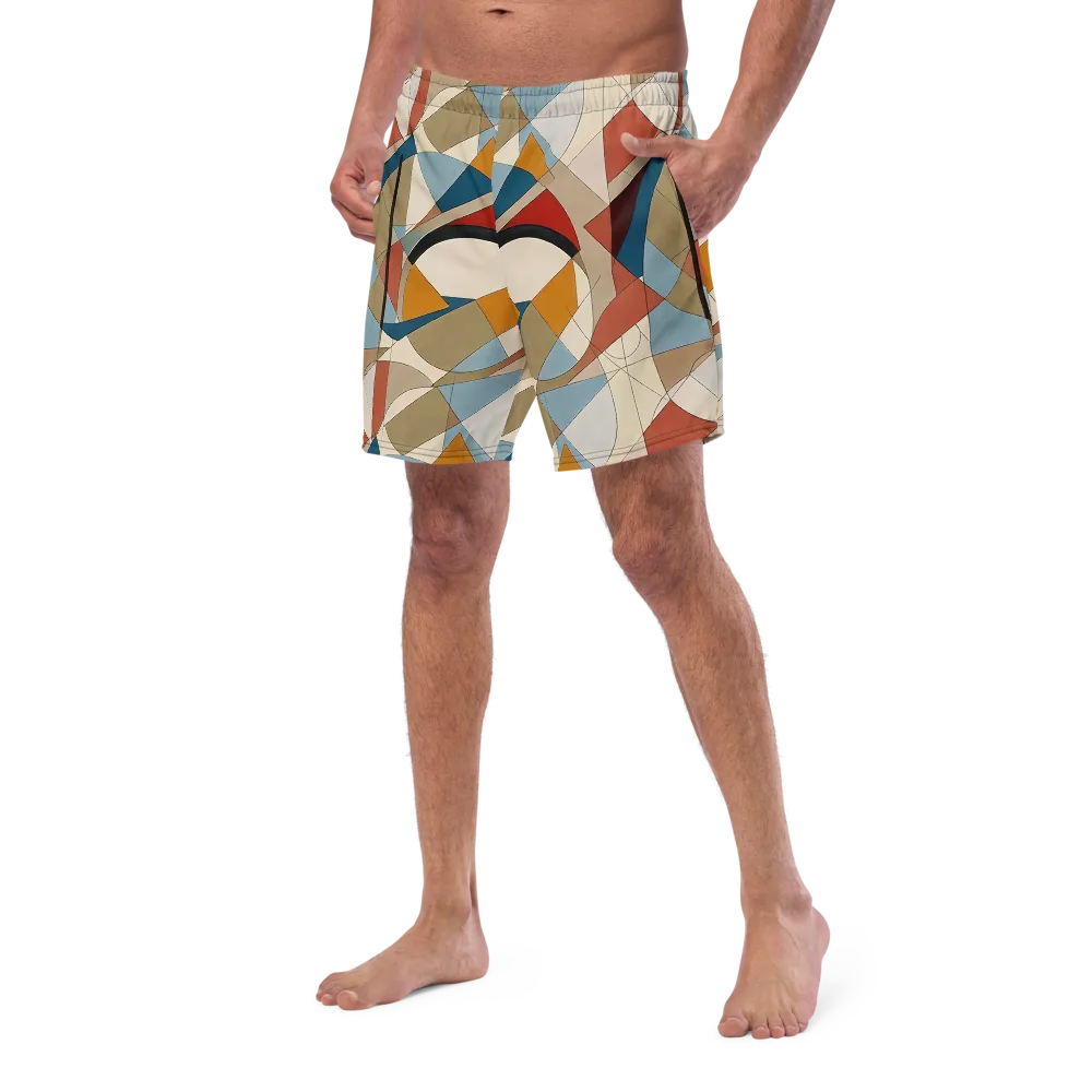 Chromatic Bauhaus on Swim Trunks — Left Front