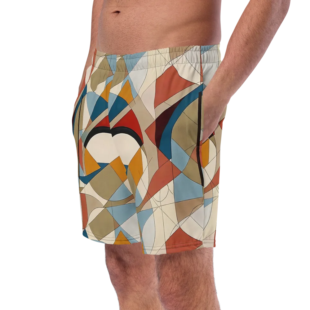 Chromatic Bauhaus on Swim Trunks — Left Front
