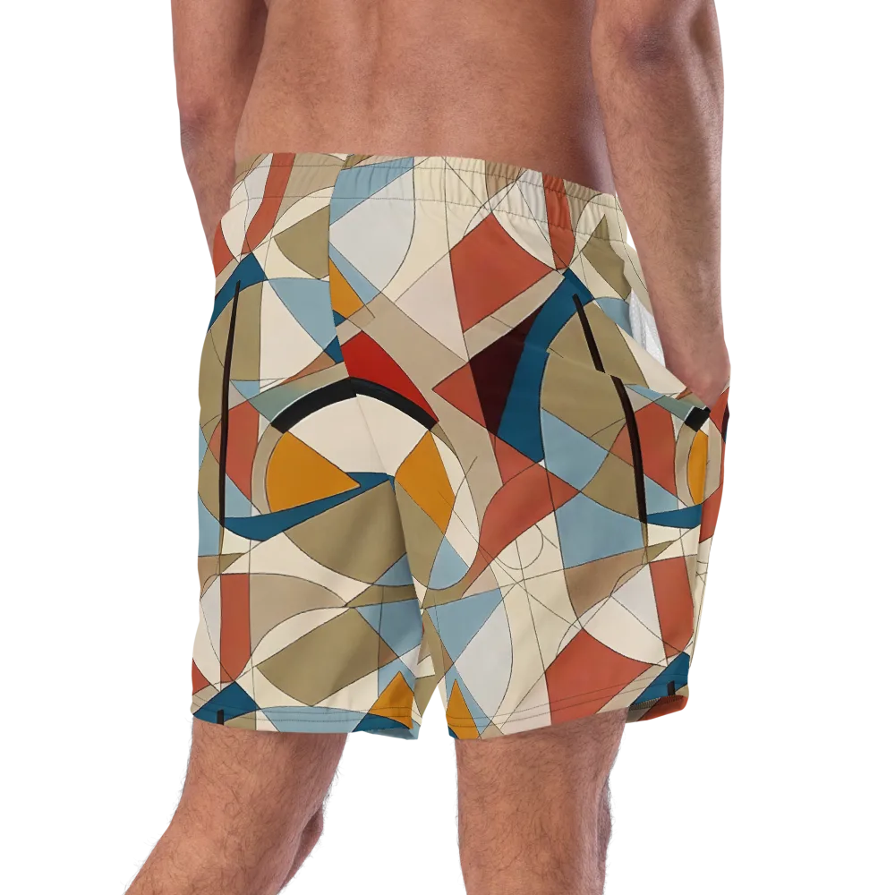 Chromatic Bauhaus on Swim Trunks — Right Back