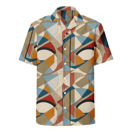 Chromatic Bauhaus on a Button Shirt