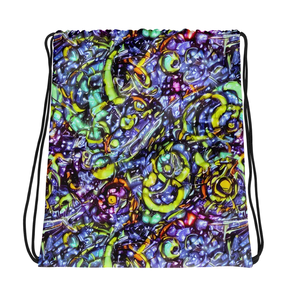 Vivid Whirlpool on Drawstring Bag — Photo