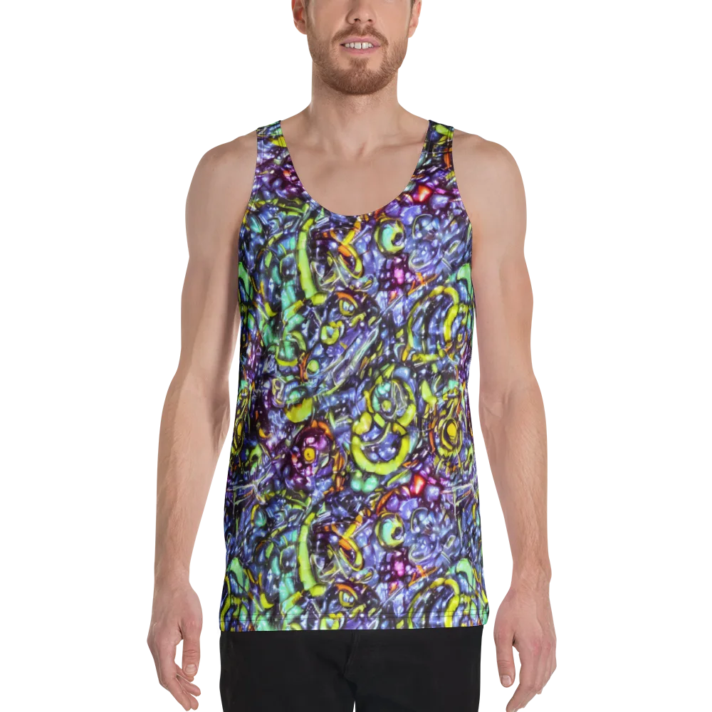 Vivid Whirlpool on Men's Tank Top — Front
