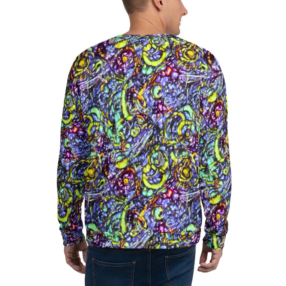 Vivid Whirlpool on Sweatshirt — Back