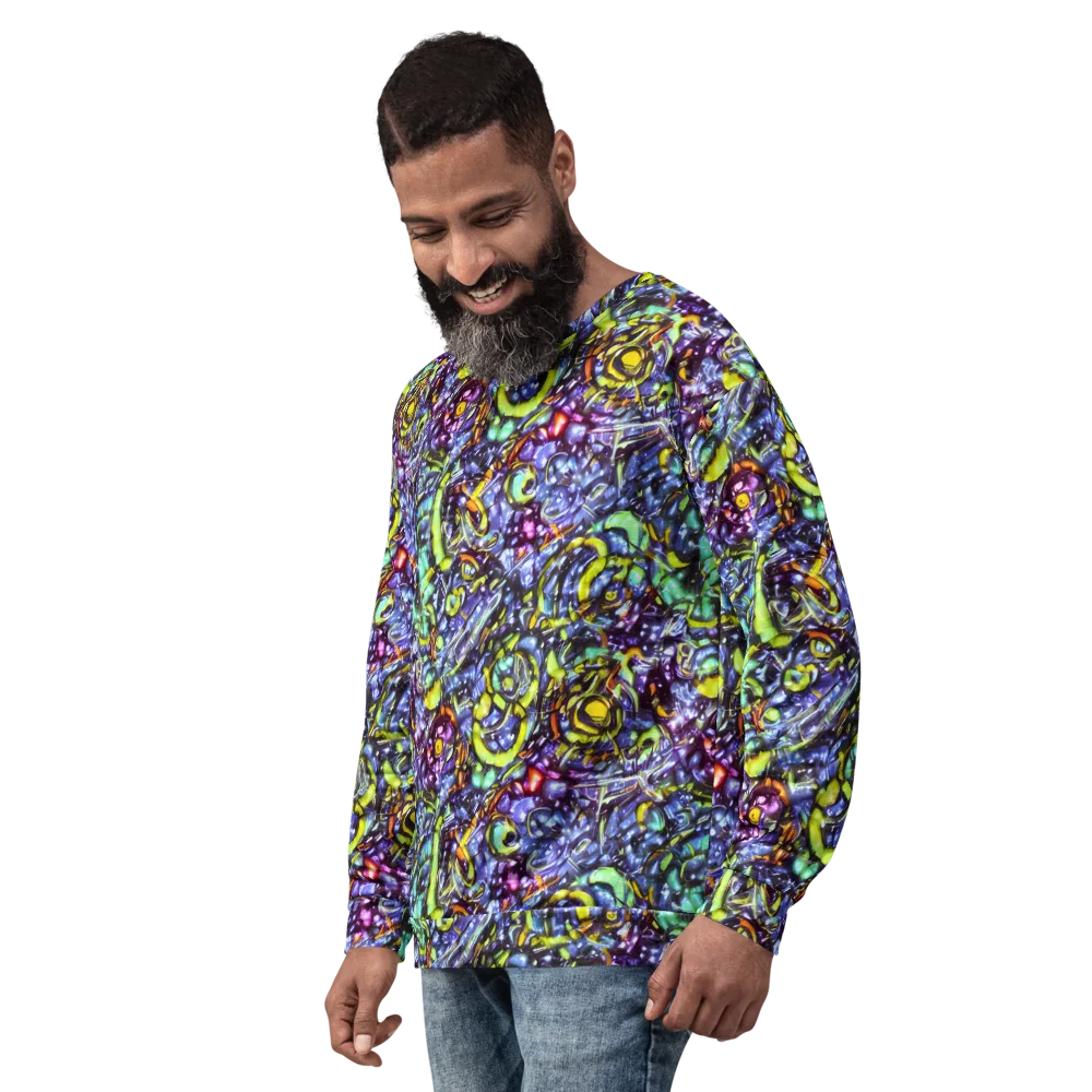 Vivid Whirlpool on Sweatshirt — Left Front