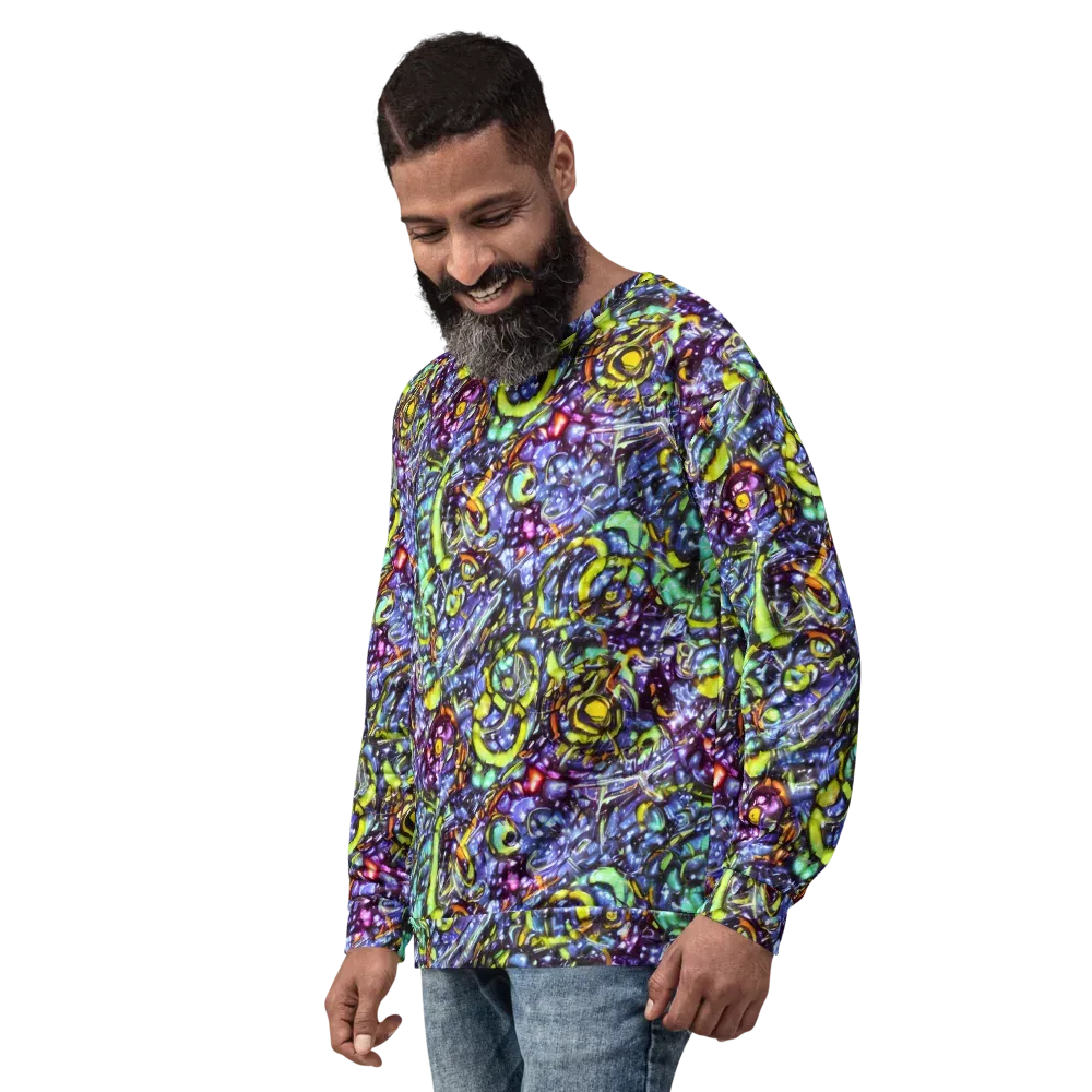 Vivid Whirlpool on Sweatshirt — Left Front