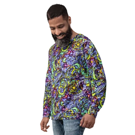 Vivid Whirlpool on a Sweatshirt