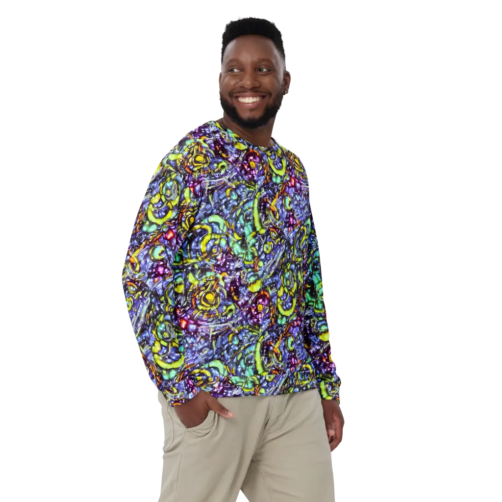 Vivid Whirlpool on Sweatshirt — Front