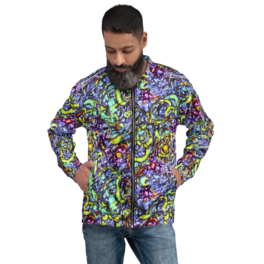 Vivid Whirlpool on Bomber Jacket — Front