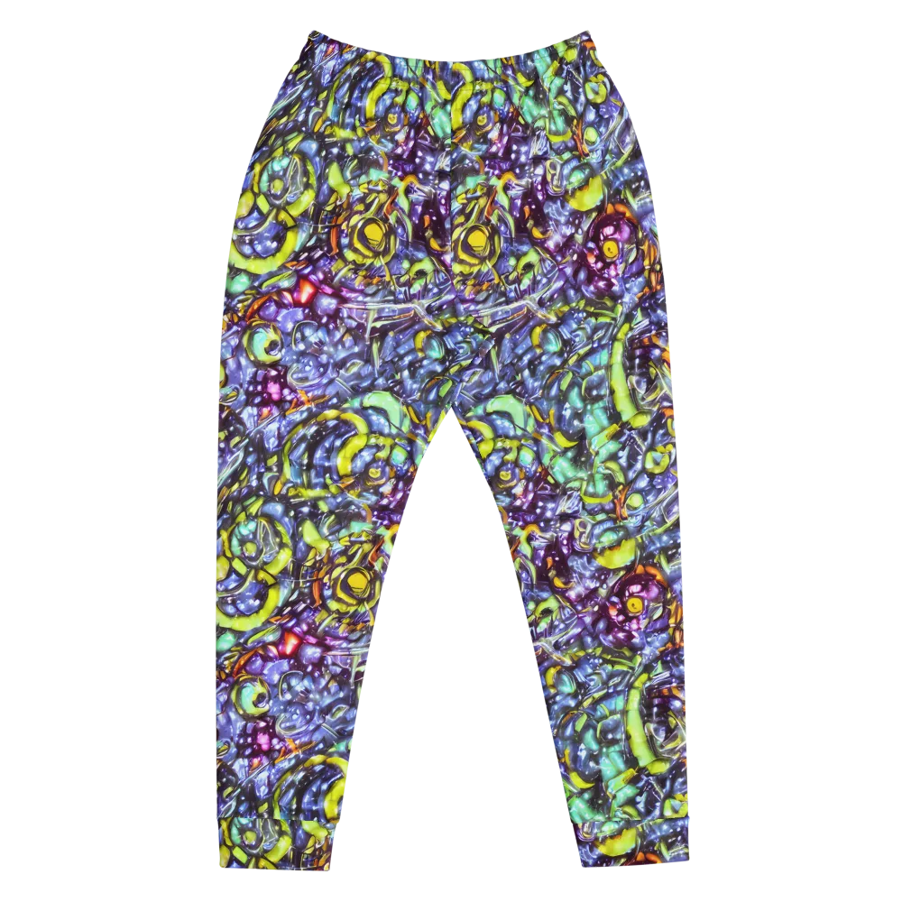 Vivid Whirlpool on Men's Joggers — Front