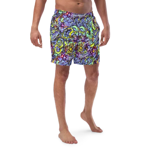 Vivid Whirlpool on a Swim Trunks