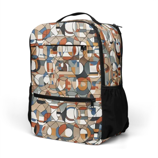 Contour Mosaic on a Utility Backpack