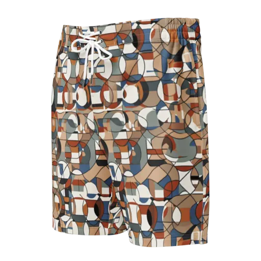 Contour Mosaic on a Men's Board Shorts