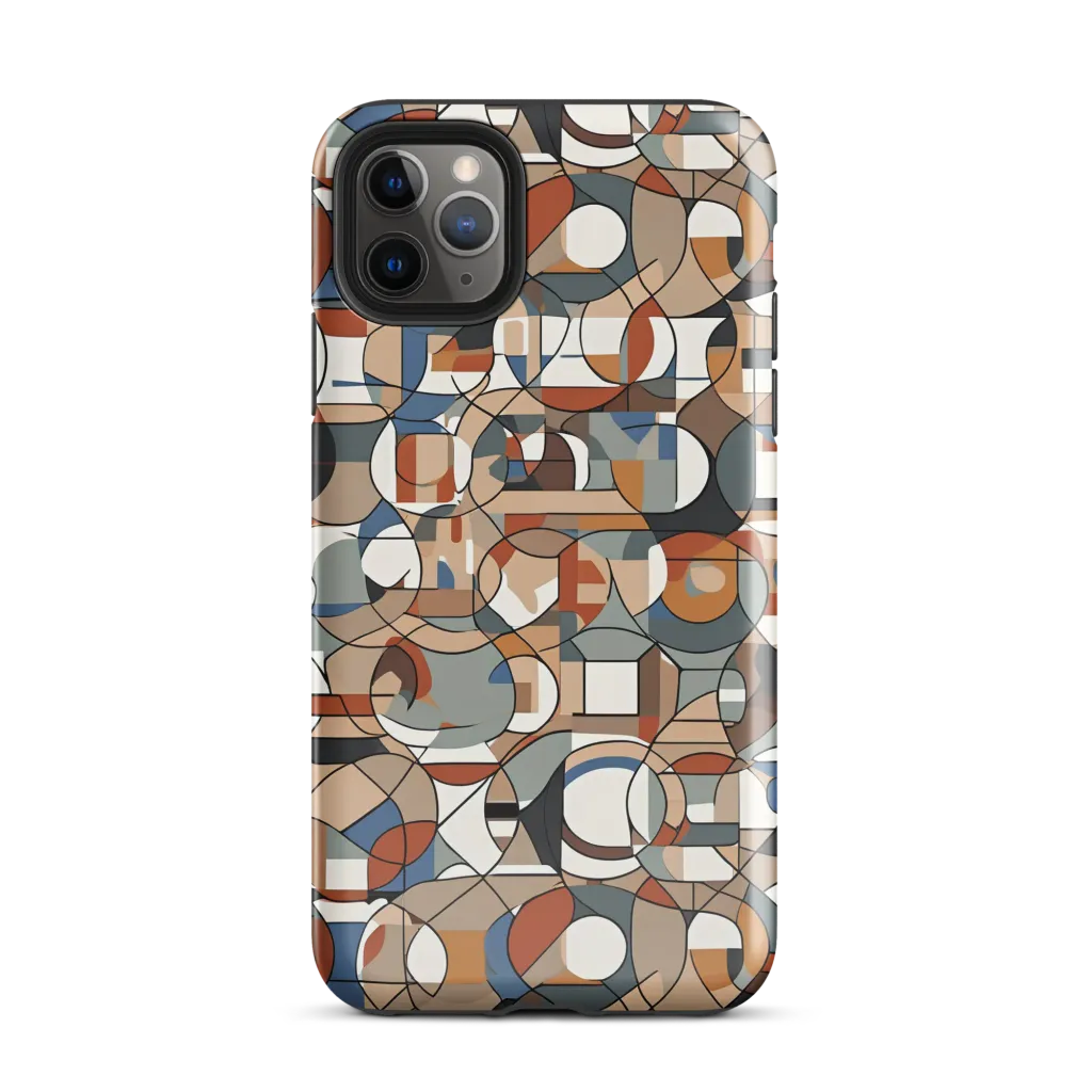 Contour Mosaic on Tough Case for iPhone® — Front