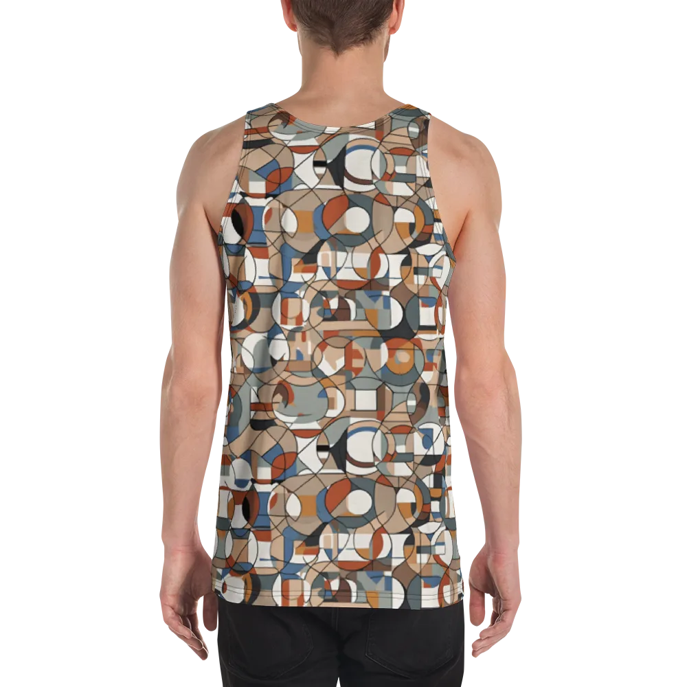 Contour Mosaic on Men's Tank Top — Back