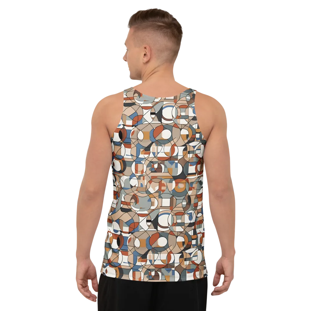 Contour Mosaic on Men's Tank Top — Back