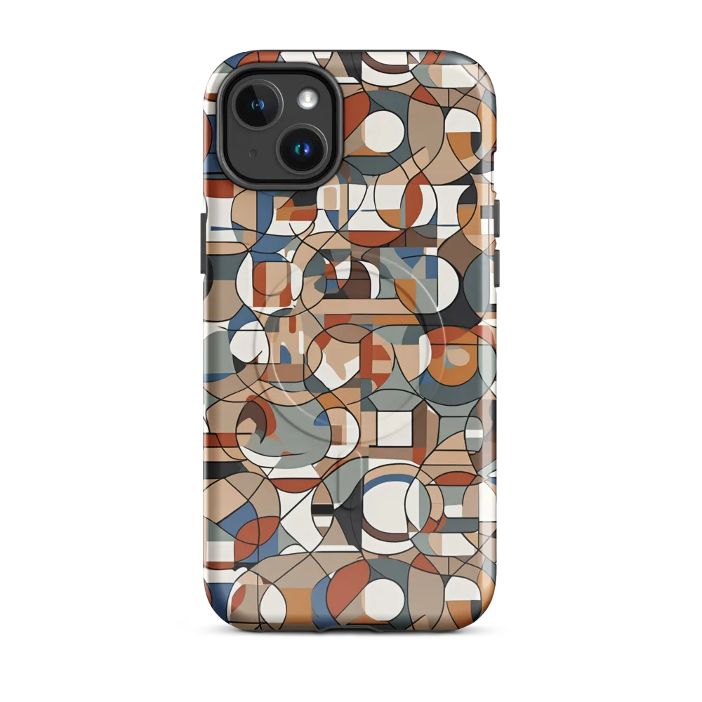 Contour Mosaic on MagSafe Tough Case for iPhone® — Front