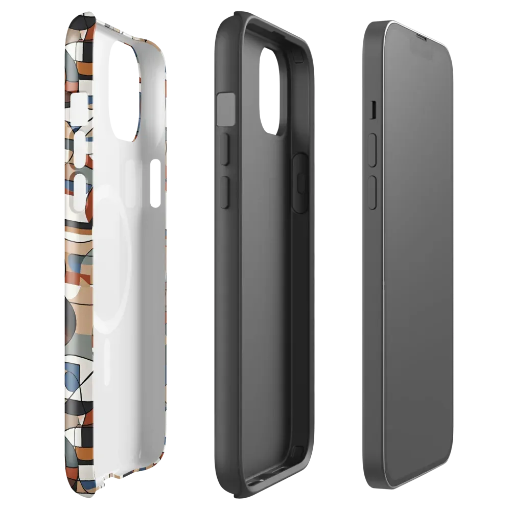 Contour Mosaic on MagSafe Tough Case for iPhone® — Front