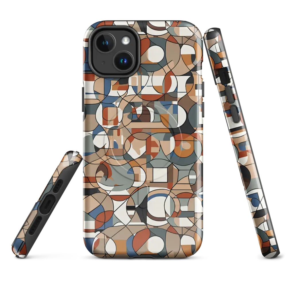 Contour Mosaic on MagSafe Tough Case for iPhone® — Front