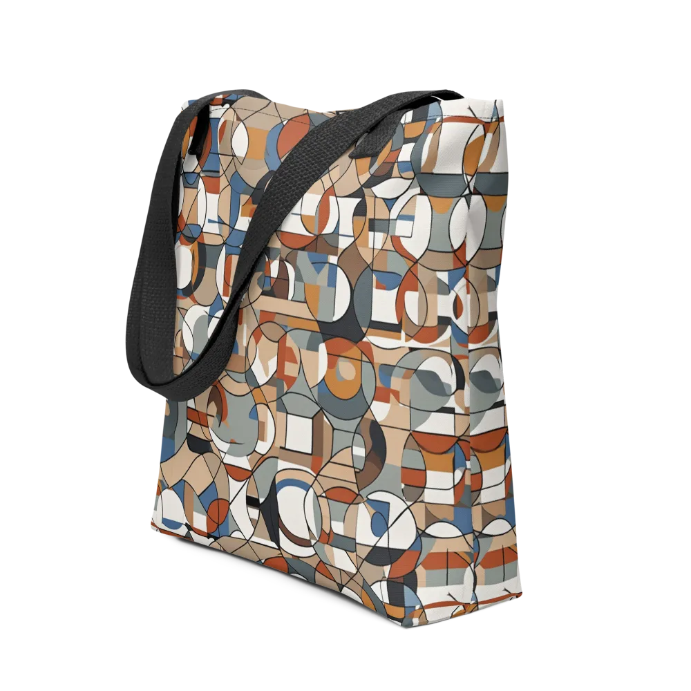 Contour Mosaic on Tote Bag — Front