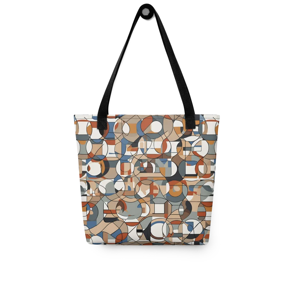 Contour Mosaic on Tote Bag — Front