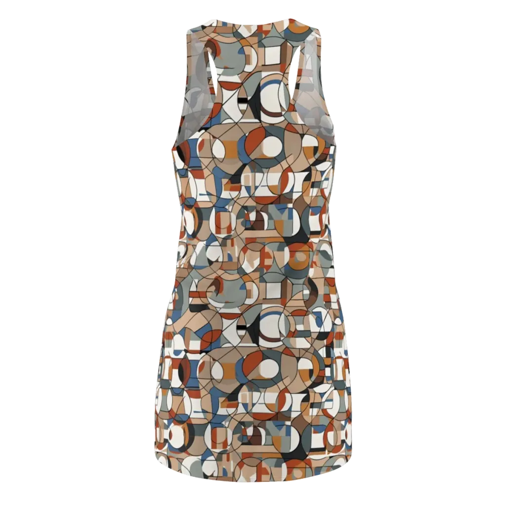 Contour Mosaic on Racerback Dress — Back
