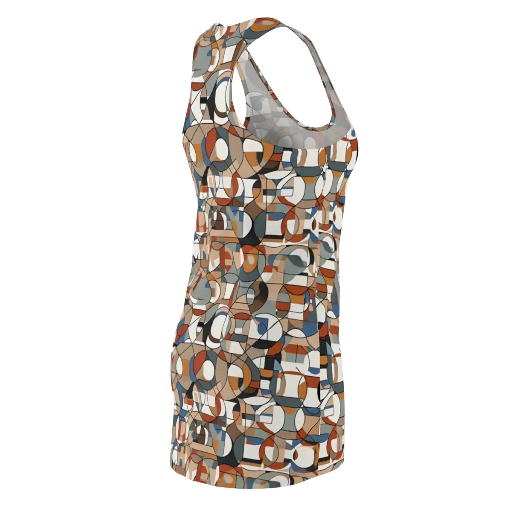 Contour Mosaic on Racerback Dress — Back Side