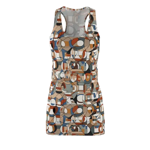 Contour Mosaic on a Racerback Dress