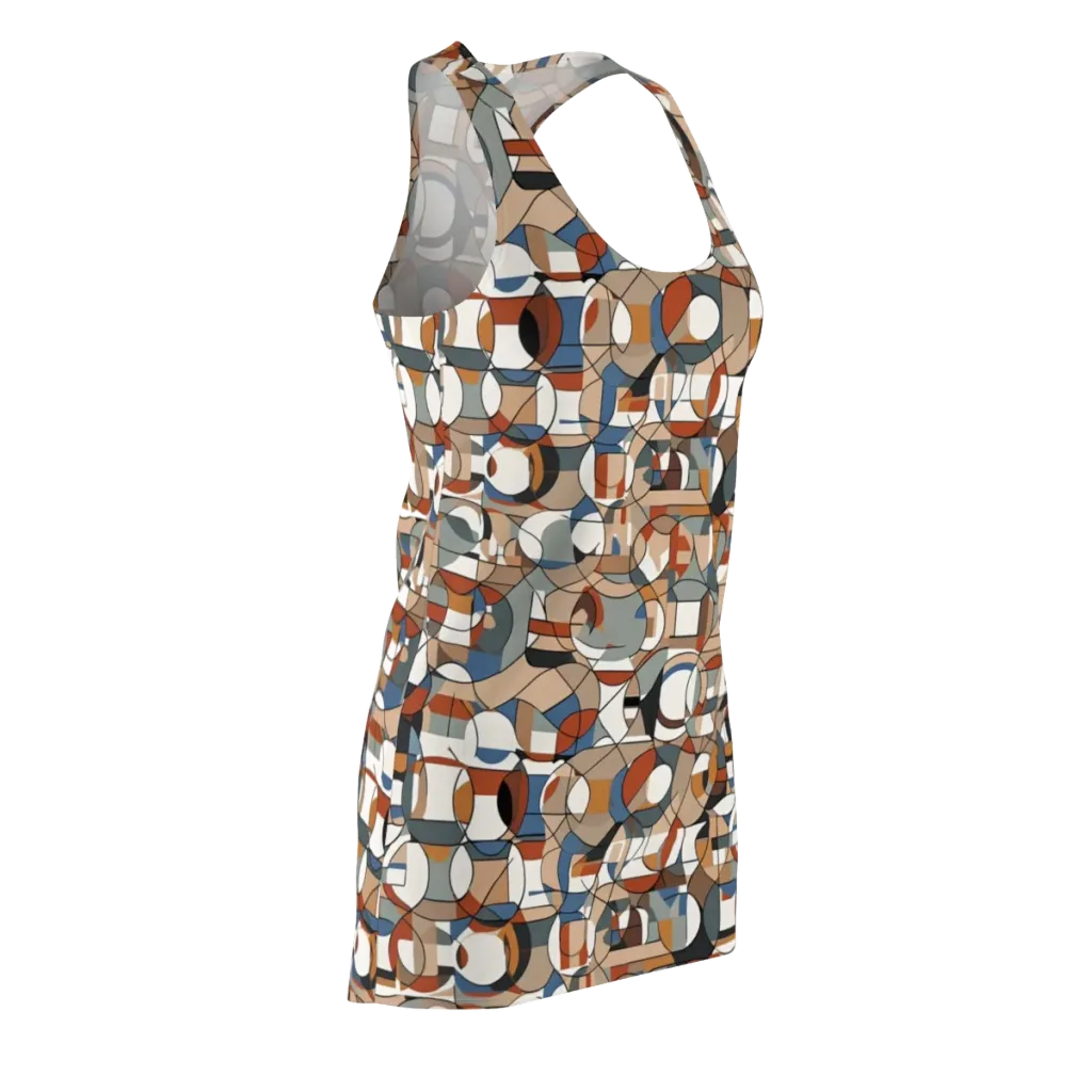 Contour Mosaic on Racerback Dress — Front Side