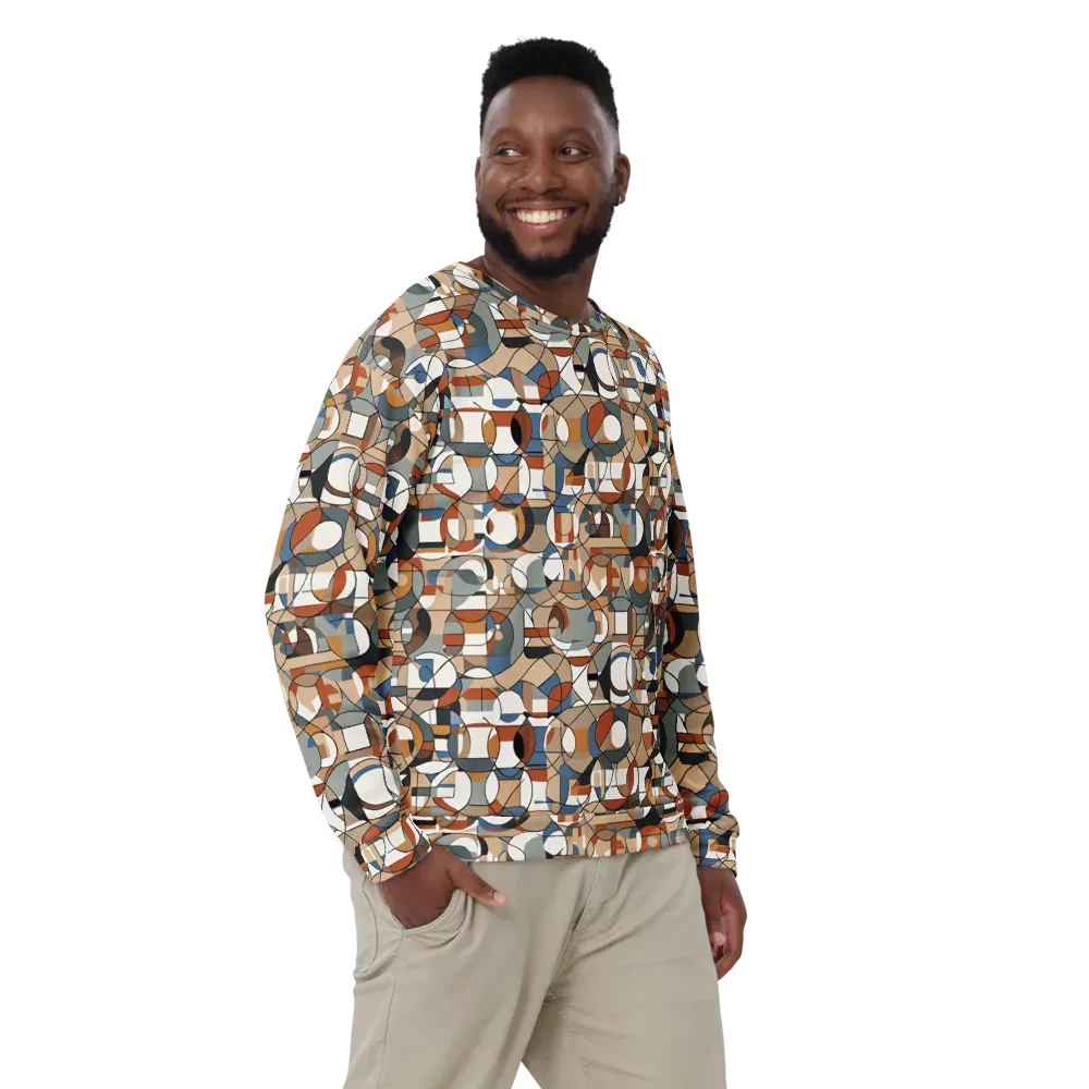 Contour Mosaic on Sweatshirt — Front