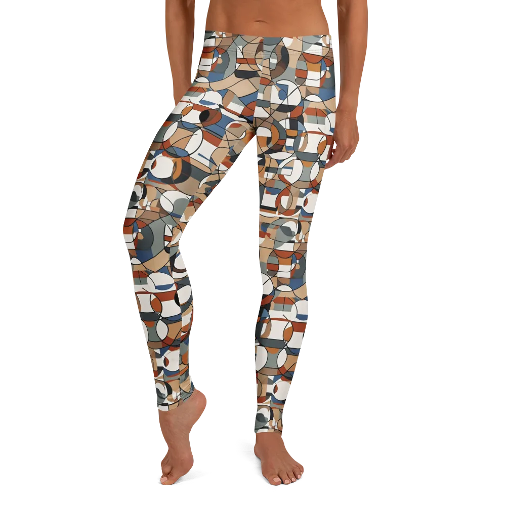 Contour Mosaic on Leggings — Front