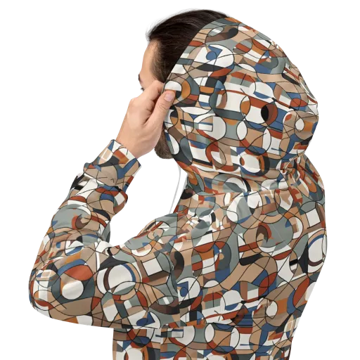 Contour Mosaic on a Hoodie