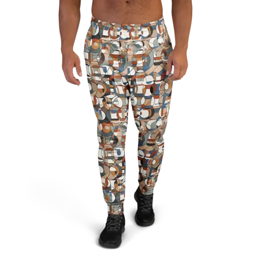 Contour Mosaic on a Men's Joggers