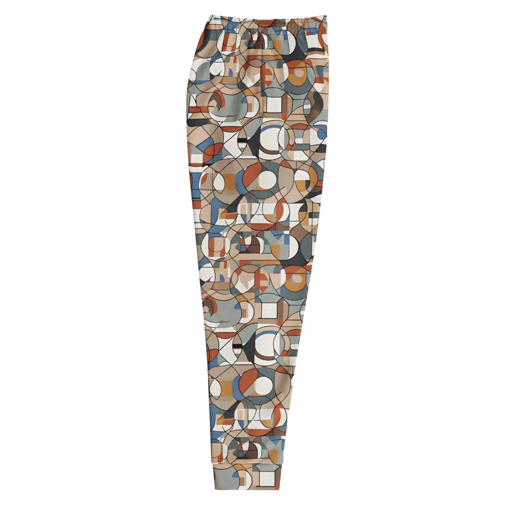Contour Mosaic on Men's Joggers — Right