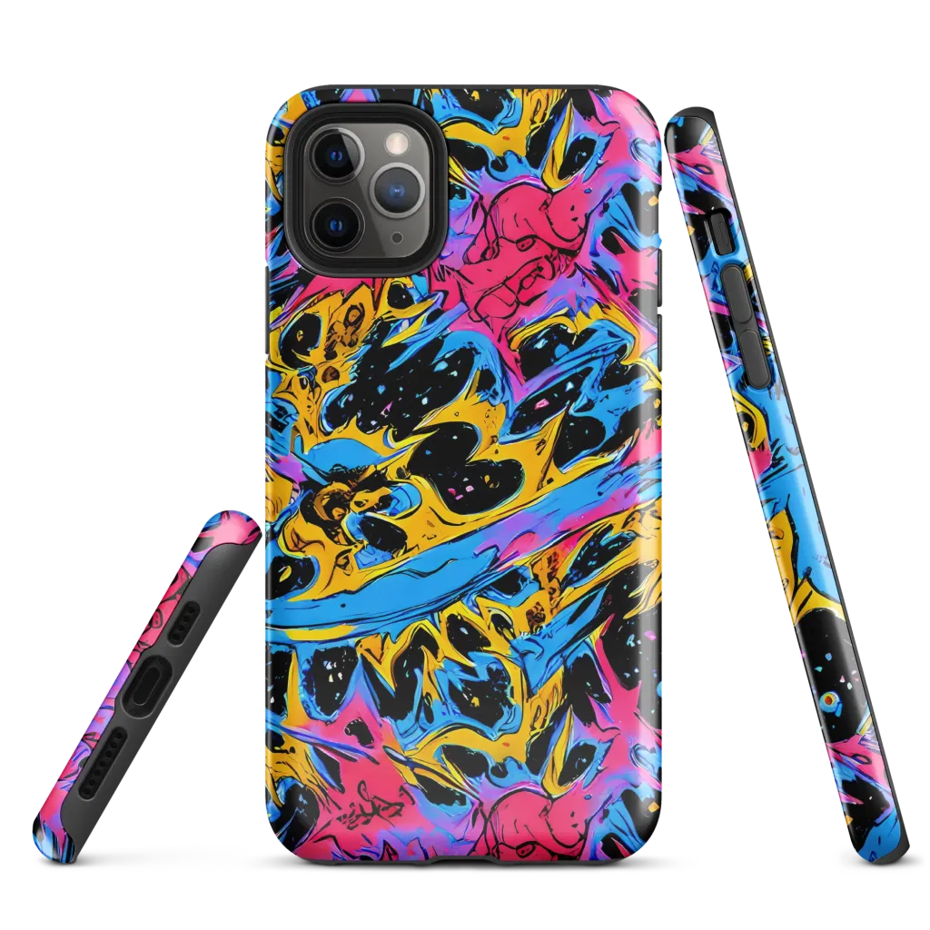 Electric Inkstorm on Tough Case for iPhone® — Front