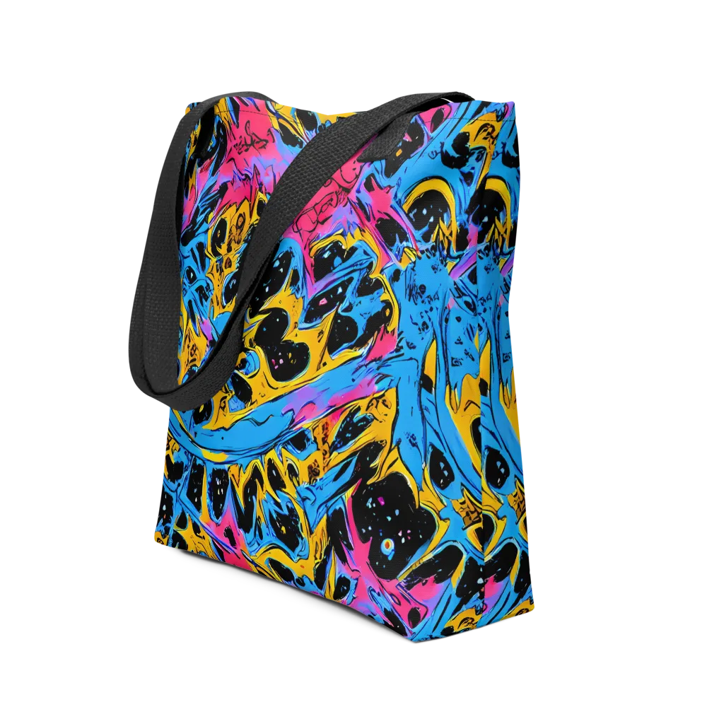 Electric Inkstorm on Tote Bag — Front