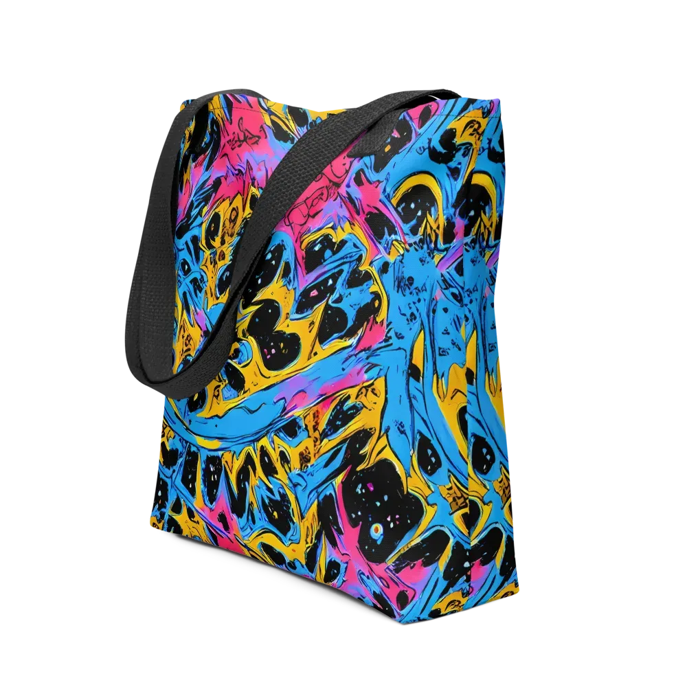 Electric Inkstorm on Tote Bag — Front