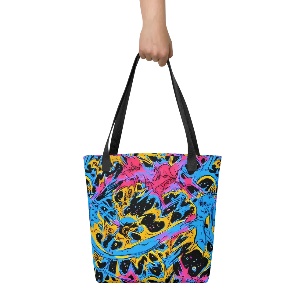 Electric Inkstorm on Tote Bag — Front