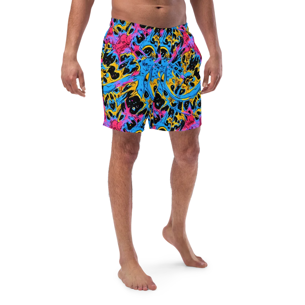 Electric Inkstorm on Swim Trunks — Front