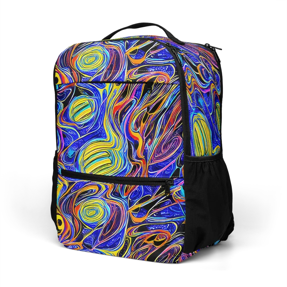 Sonic Saffron on Utility Backpack — Left Front